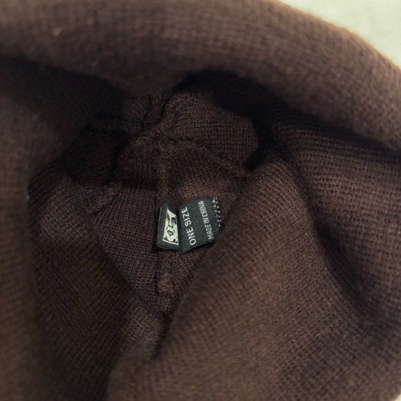 OBEY Propaganda Beanie Chocolate Brown Knit One Size - Picture 5 of 6